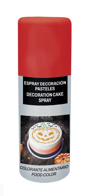 Spray per decorazioni di torte, rosso, 100 ml