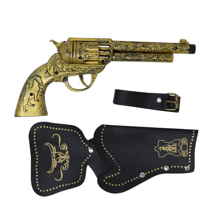 Pistola finta Revolver Cowboy con fondina 29 cm