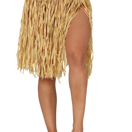 Gonna di paglia hawaiana 40 cm, adulto