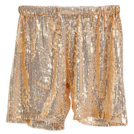 Pantaloni glitterati oro L