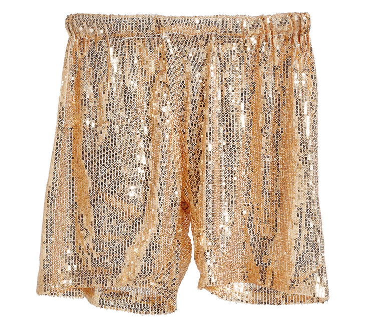 Pantaloni glitterati oro L