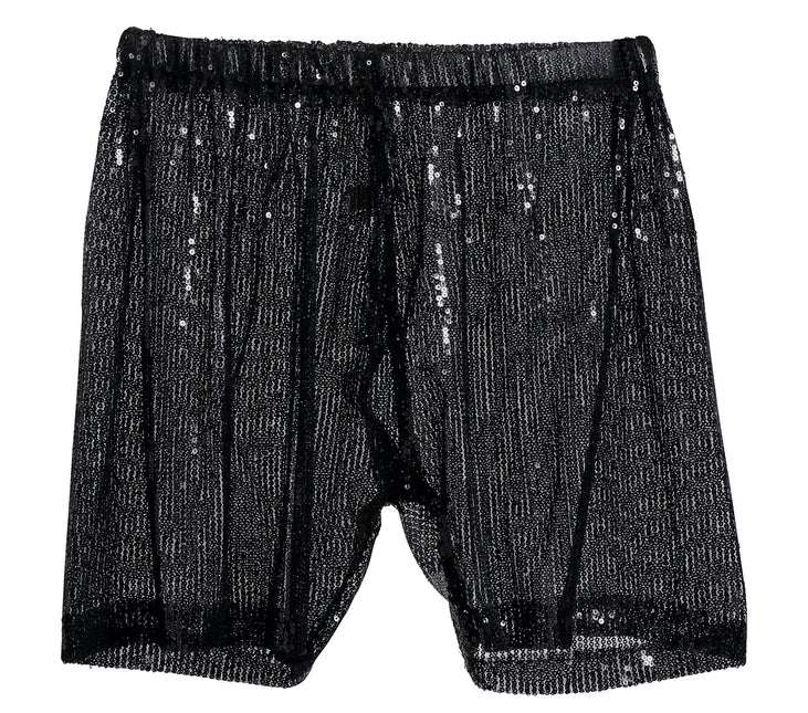 Pantaloni neri glitterati L