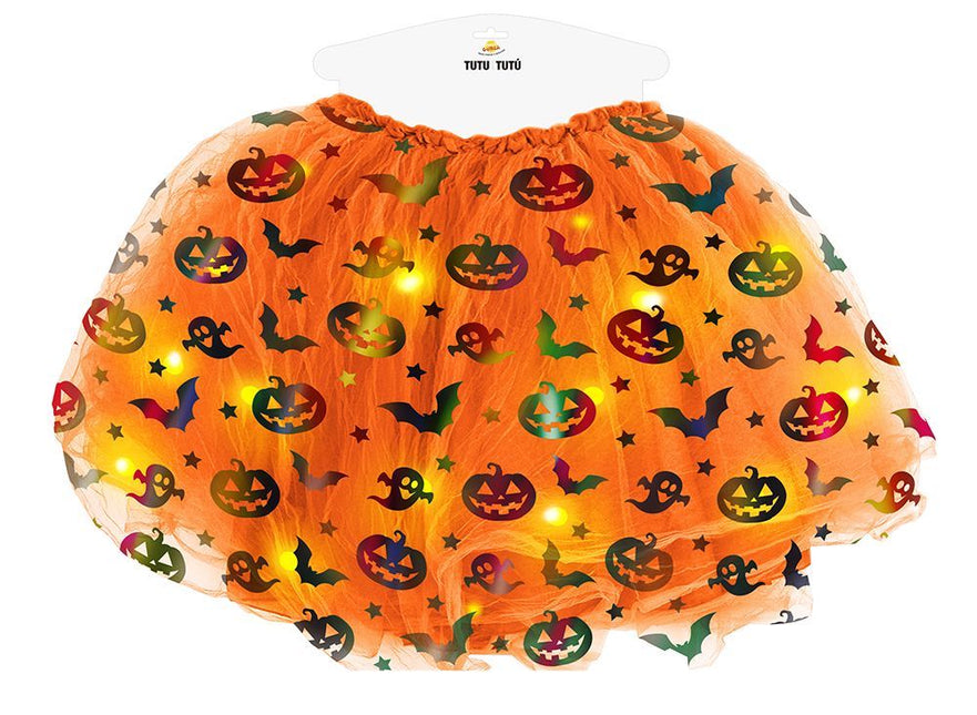 Tutù Halloween Arancione Donna 40cm