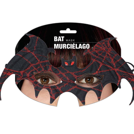 Maschera occhi Halloween Pipistrello