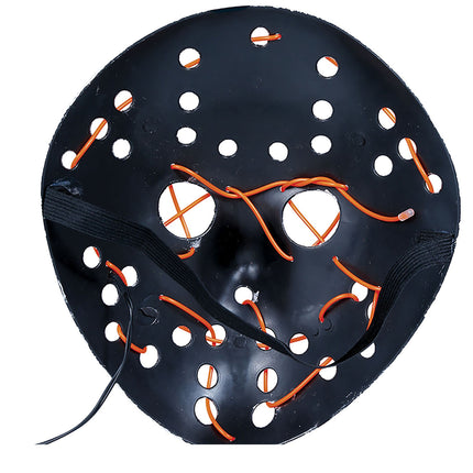 Maschera di Halloween Hockey con luce