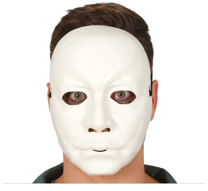 Maschera uomo bianco in pvc