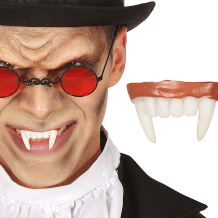 Denti da vampiro bianchi