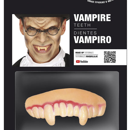 Denti da vampiro bianchi