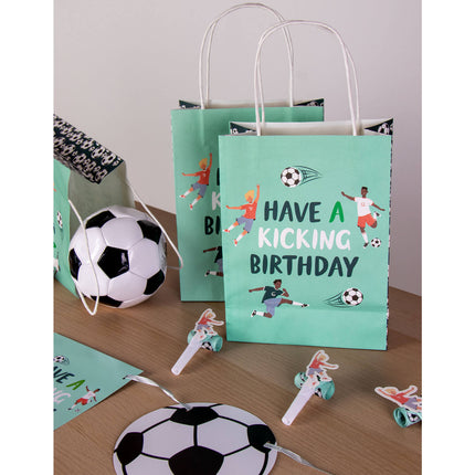 Sacchetti regalo - Calcio fantastico - 20 x 27 cm - 6 pezzi