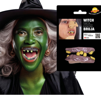 Denti di strega di Halloween