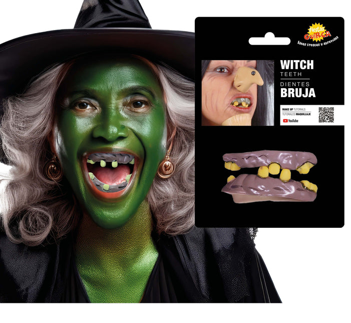 Denti di strega di Halloween