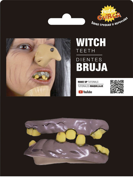 Denti di strega di Halloween