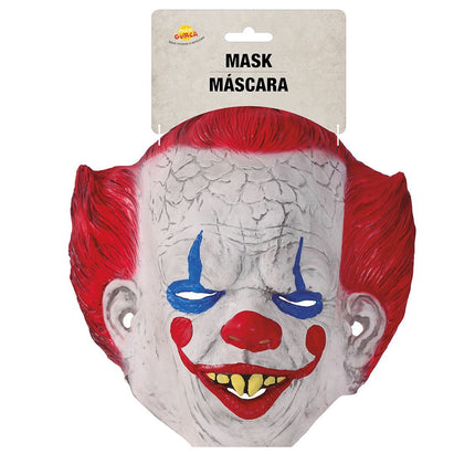 Maschera di Halloween Clown Capelli Rossi