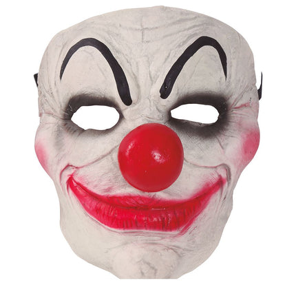 Mezza maschera da clown per Halloween