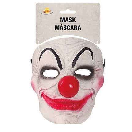 Mezza maschera da clown per Halloween