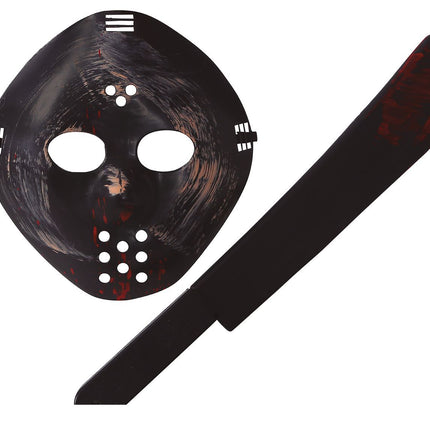 Maschera di Halloween Machete 54 cm