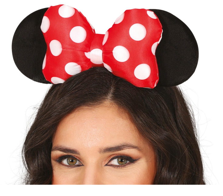 Fascia per capelli con fiocco di Minnie Mouse