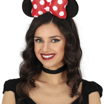 Fascia per capelli con fiocco di Minnie Mouse