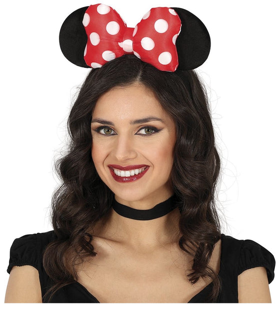 Fascia per capelli con fiocco di Minnie Mouse