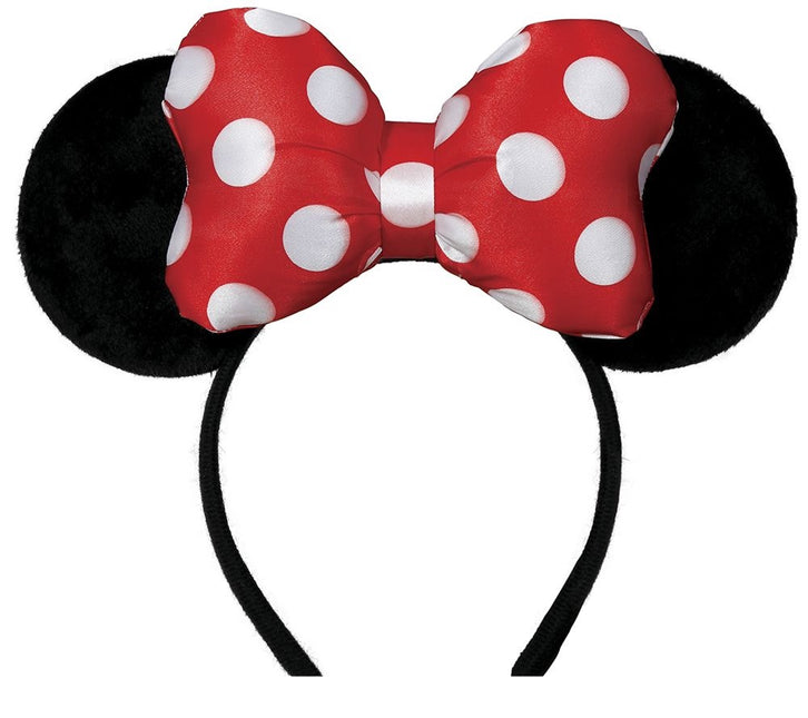 Fascia per capelli con fiocco di Minnie Mouse