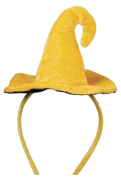 Cerchietto arancione per capelli di Halloween Cappello da strega