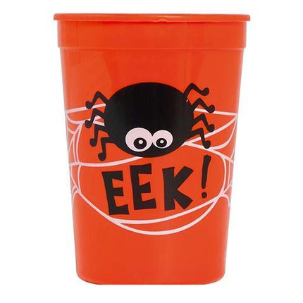 Tazza arancione Halloween Spider 11cm