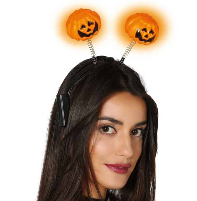 Cerchietto Halloween Zucche Led