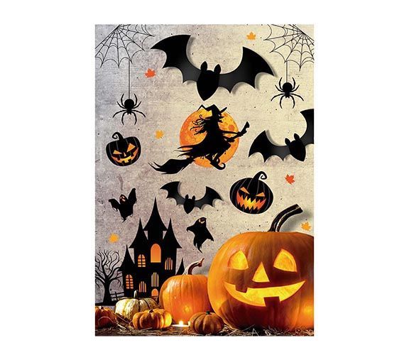 Decorazione da parete Halloween Strega 80 cm