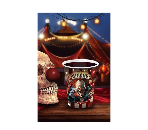 Tazze Halloween Clown 240ml 6pz