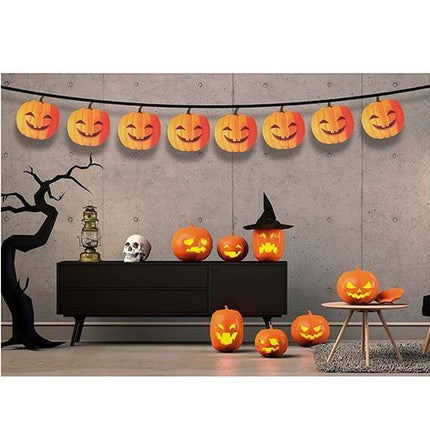 Ghirlanda di Halloween Zucca 3m