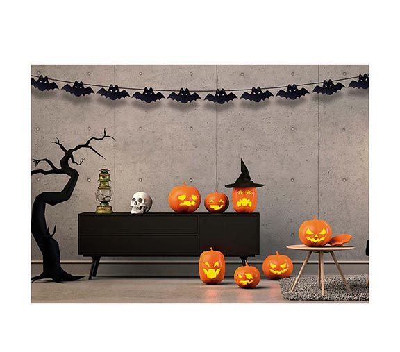 Ghirlanda di Halloween Pipistrello 3m