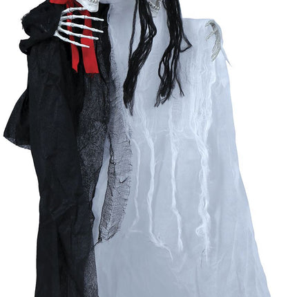 Decorazione Halloween appesa Sposa e Sposo 90 cm