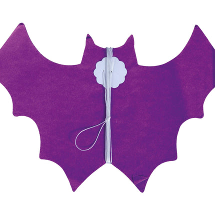 Ghirlanda di Halloween Pipistrelli Viola 3m