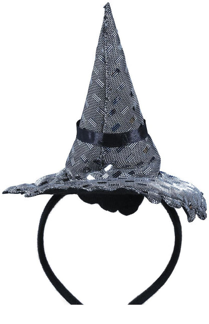 Cappello da strega con cerchietto d'argento