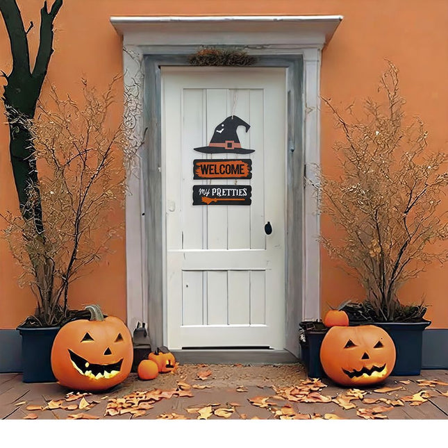 Decorazione appesa di Halloween Welcome 32 cm