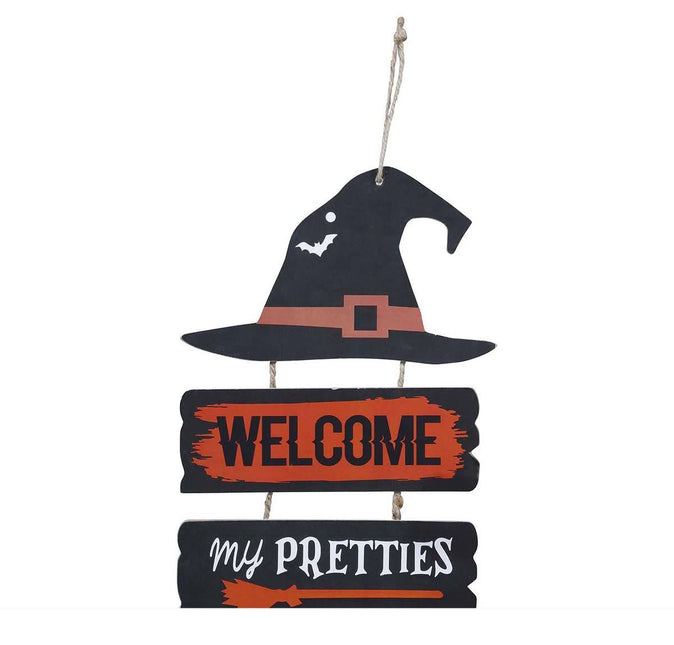 Decorazione appesa di Halloween Welcome 32 cm