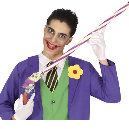 Bastone da passeggio di Halloween Joker 90 cm