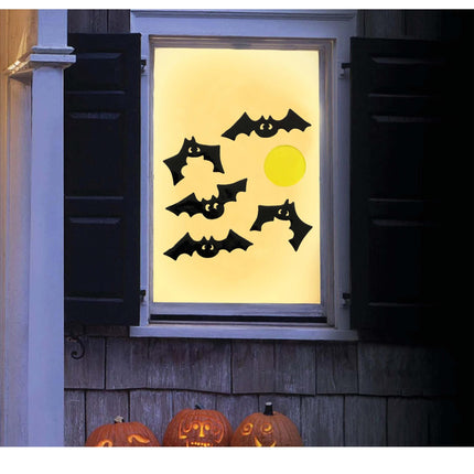 Decorazioni per finestre di Halloween Pipistrelli