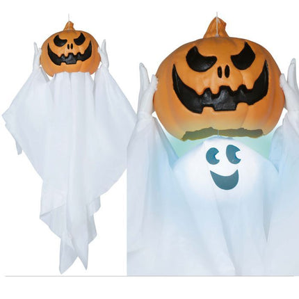 Decorazione di Halloween appesa Zucche Fantasma 90 cm