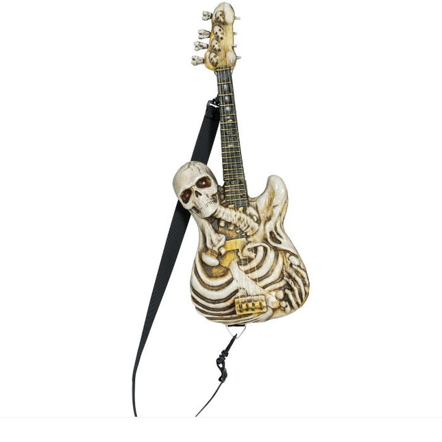 Scheletro di chitarra finto di Halloween 58 cm