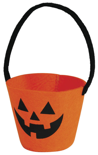 Secchio di Halloween Zucca 13 cm