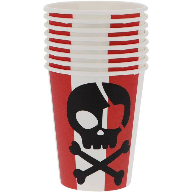 Tazze - Pirate Party - 250 ml - 8 pezzi