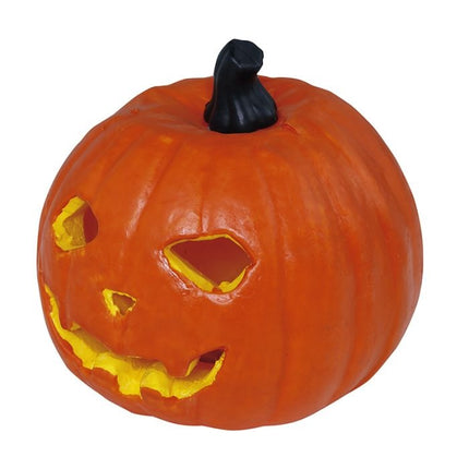 Zucca di Halloween arancione chiaro 16 cm