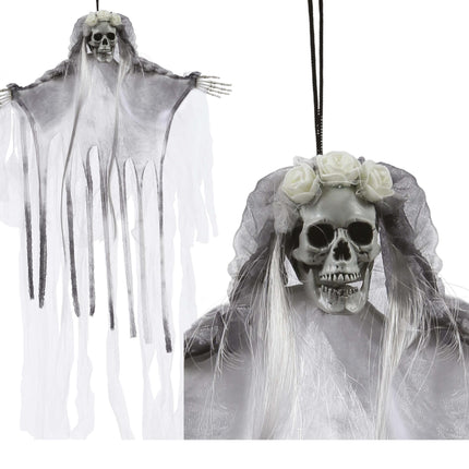 Bambola di Halloween Scheletro Sposa 70 cm