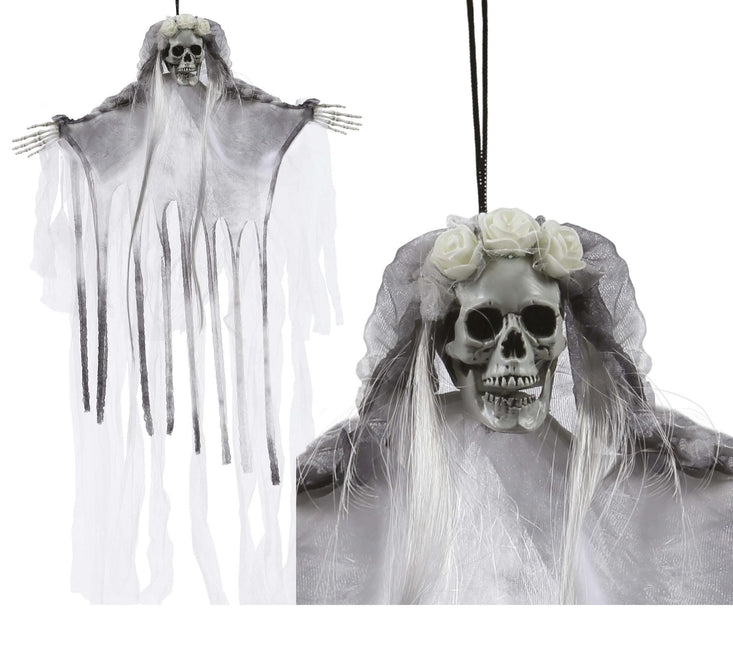 Bambola di Halloween Scheletro Sposa 70 cm