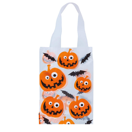 Sacchetti Halloween Zucca 14x30cm 6 pezzi