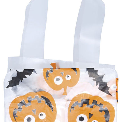 Sacchetti Halloween Zucca 14x30cm 6 pezzi