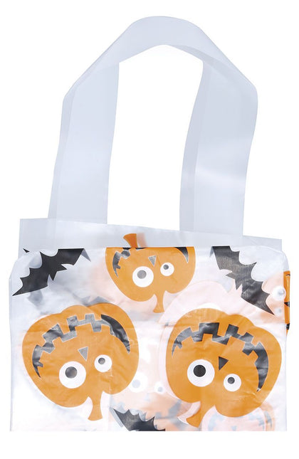 Sacchetti Halloween Zucca 14x30cm 6 pezzi