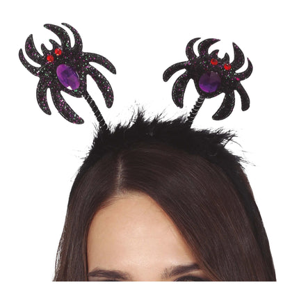 Tiara di Halloween Glitter Spider