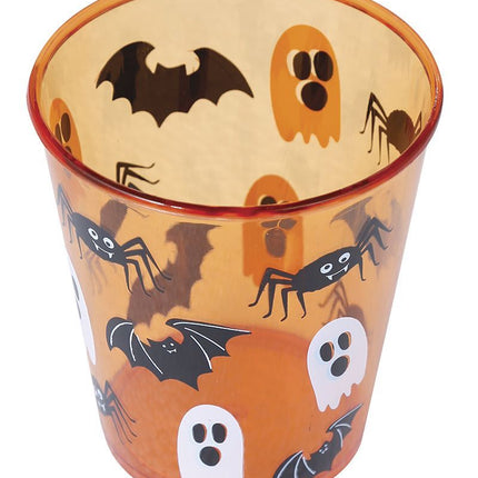 Bicchiere di Halloween Arancione 10cm